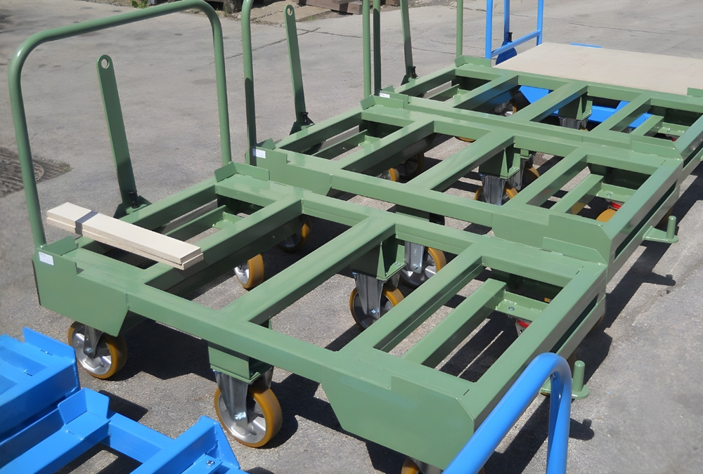 Kalodaszállító kocsik újratervezése